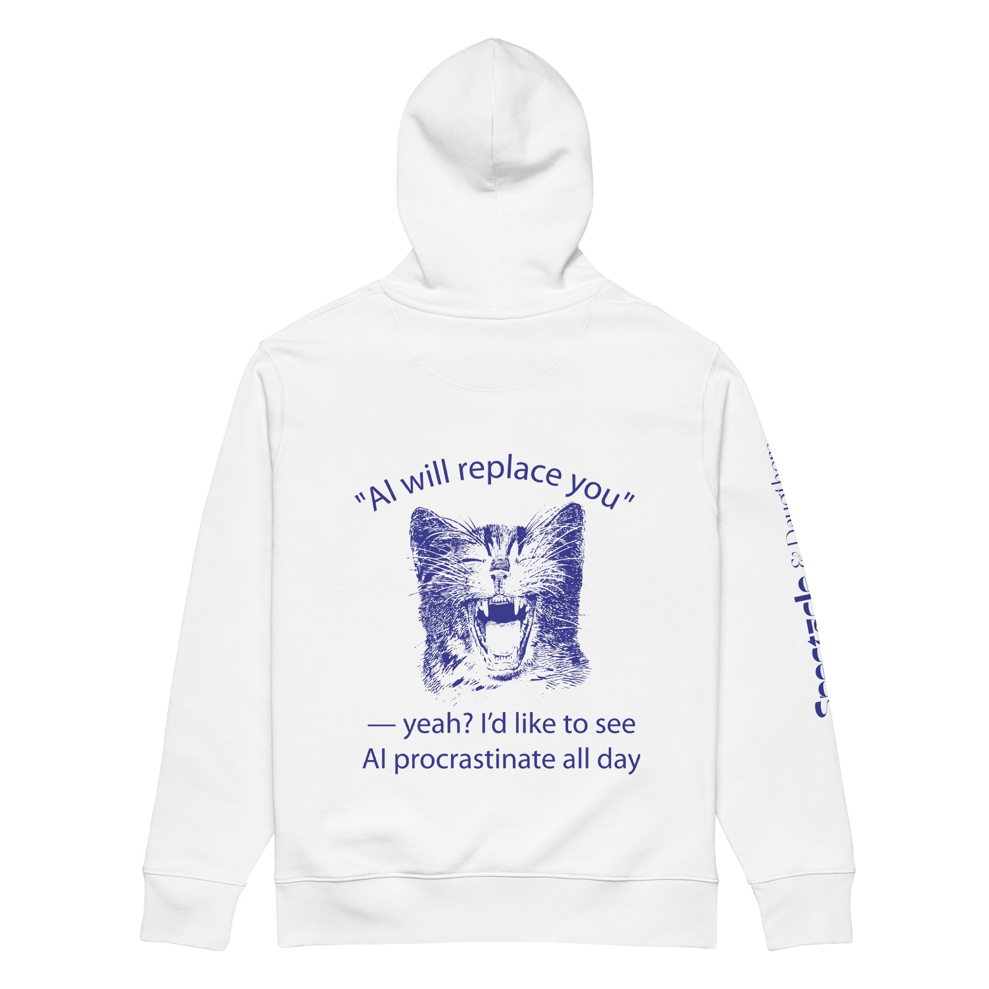 The Luxury of Wasted Time Hoodie back